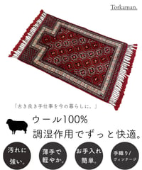 トライバルラグ トルクメン 手織り 280776 80cmx120cm