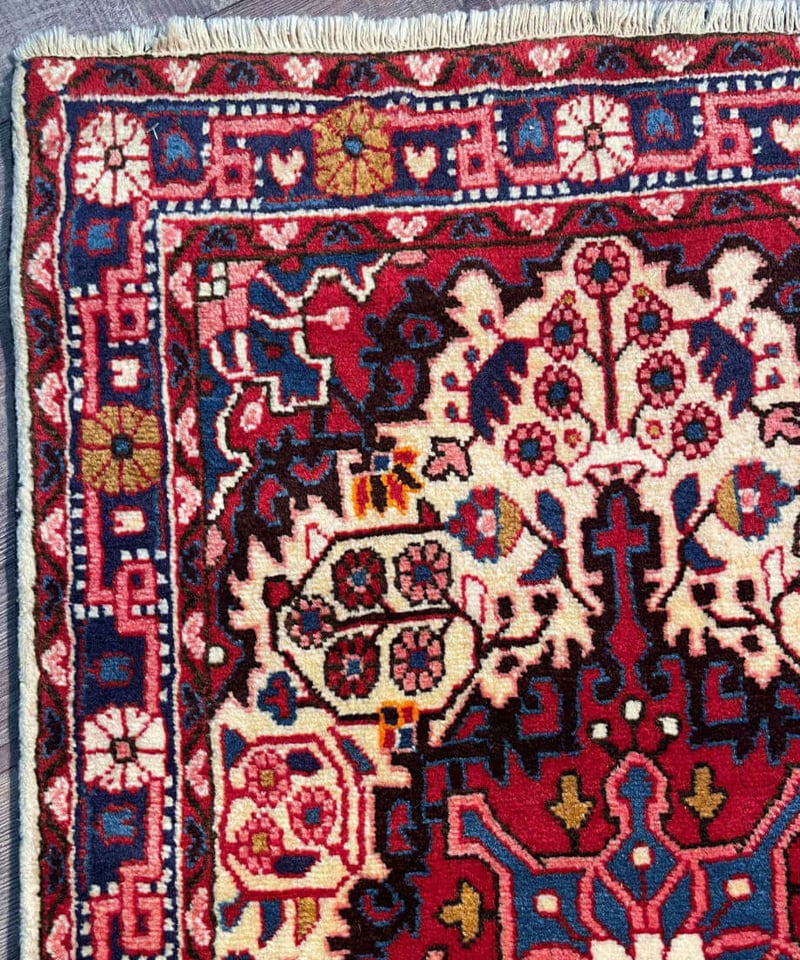 ペルシャ絨毯 手織り ジョーザン 268617 64cmx94cm | piece of rug.