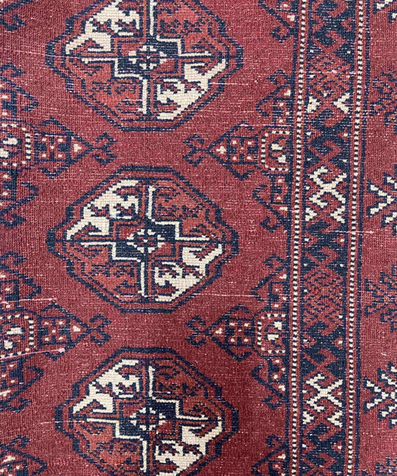 トライバルラグ トルクメン 手織り 297461 135cmx246cm | piece of