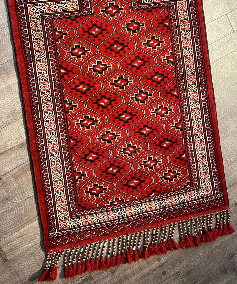 トライバルラグ トルクメン 手織り 280777 | piece of rug. トライバルラグ トルクメン 手織り 280777 | piece of rug.