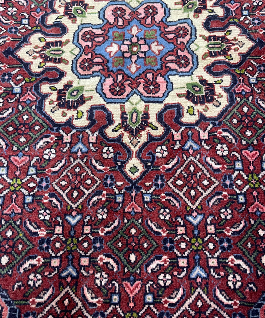 手織りペルシア絨毯　ビジャー産　サイズ約167x118cm ウール100% ペルシャ絨毯 手織り ビジャー 295156 102cmx148cm | piece of rug.