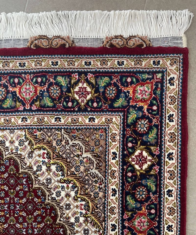 ペルシャ絨毯 手織り タブリス50Raj 295480 82x124cm | piece of