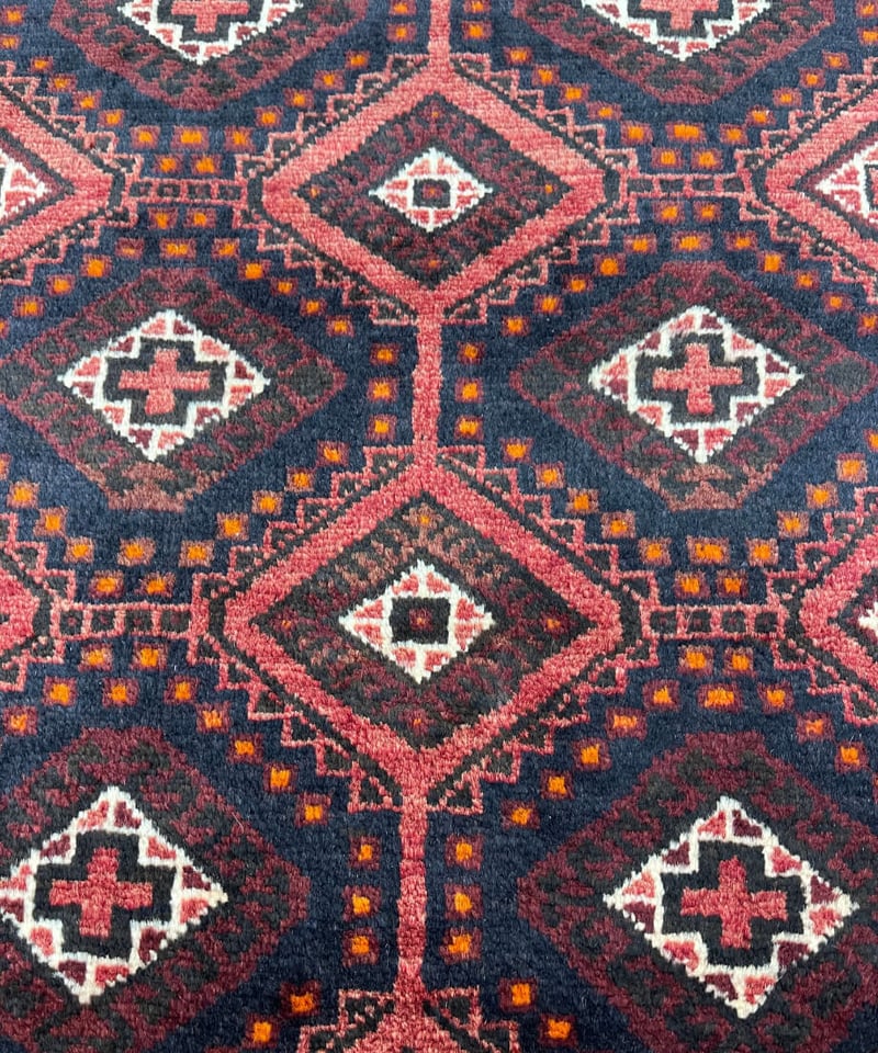トライバルラグ ペルシャバルーチ 手織り 273781 | piece of rug. トライバルラグ ペルシャバルーチ 手織り 273781 | piece of rug.