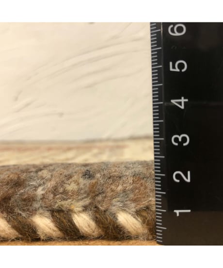 本物志向のイラン産  高密度  ペルシャギャッベ 手織り 266379 40cmx40cm