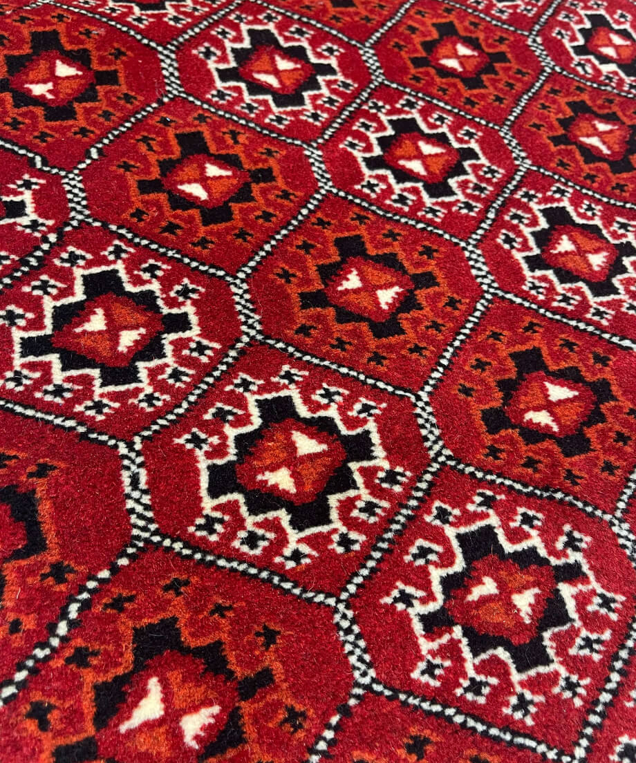 手織りヴィンテージラグ　トライバルラグ　トルクメン絨毯 トライバルラグ トルクメン 手織り 280776 80cmx120cm | piece of