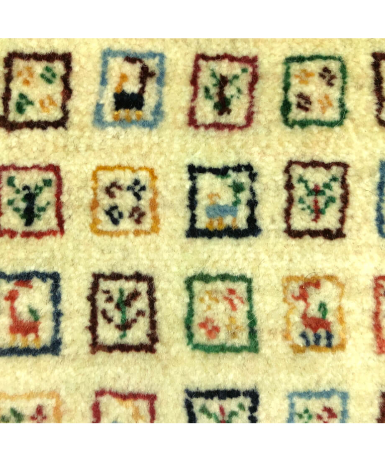 ペルシャ絨毯　ギャッベ　新品　90x60 cm Persia Gabbeh ギャッベ – ペルシャ絨毯専門店 ペルシャンパトリス