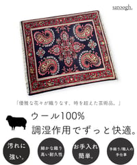 ペルシャ絨毯 手織り サルーク 268077 68cmx78cm