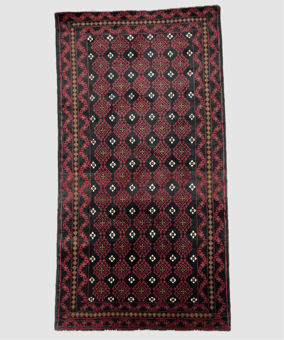 トライバルラグ バルーチ 手織り 280573/266 106cmx210cm | piece