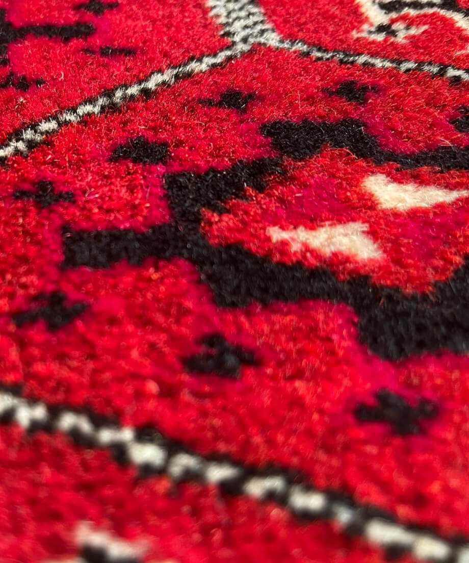 トライバルラグ トルクメン 手織り 280777 | piece of rug. トライバルラグ トルクメン 手織り 280777 | piece of rug.