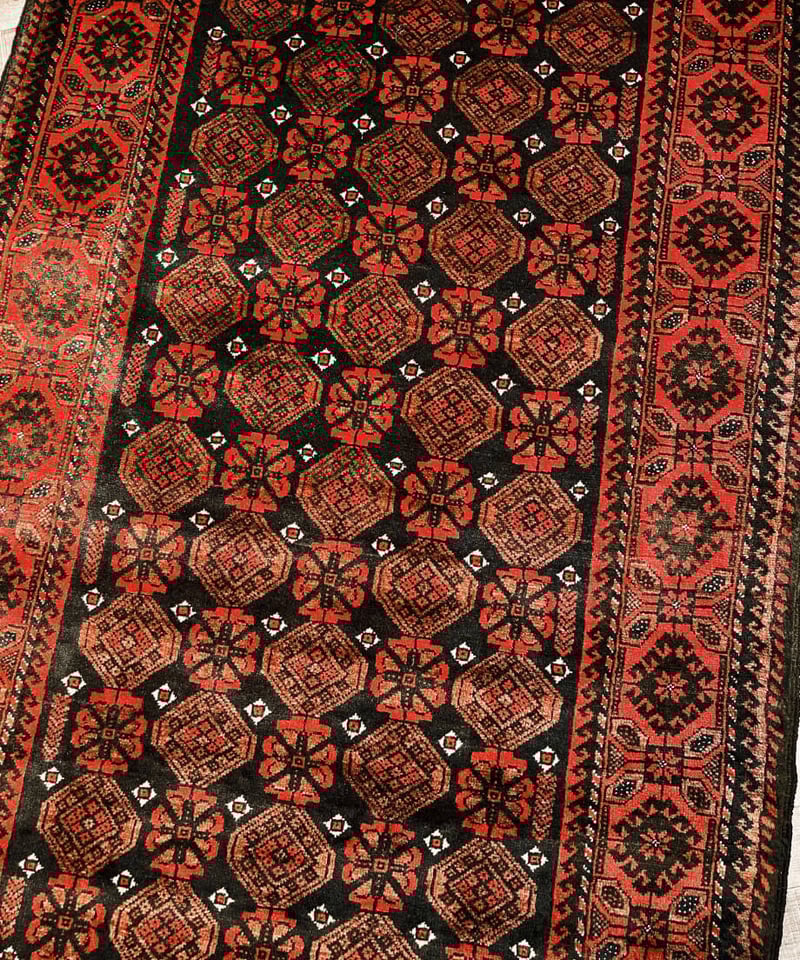 トライバルラグ ペルシャバルーチ 手織り 273785 | piece of rug. トライバルラグ ペルシャバルーチ 手織り 273785 | piece of rug.
