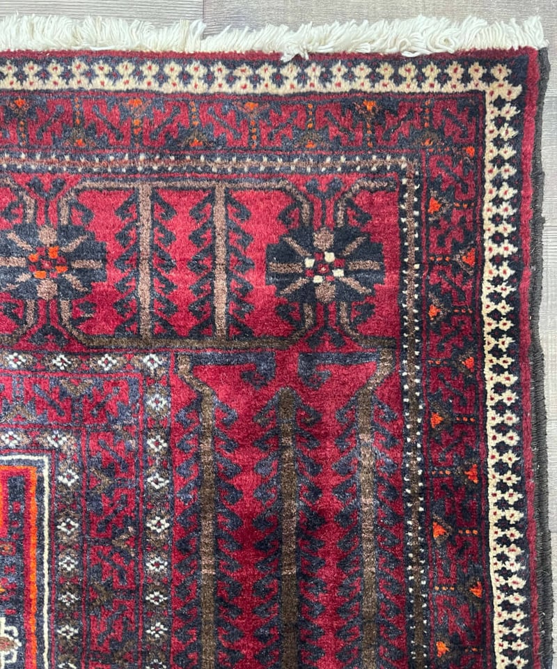トライバルラグ ペルシャバルーチ 手織り 273802 | piece of rug. トライバルラグ ペルシャバルーチ 手織り 273802 | piece of rug.