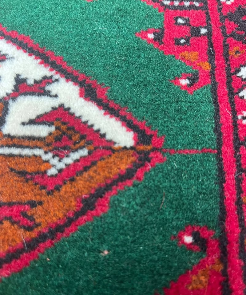 トライバルラグ トルクメン 手織り 268094 | piece of rug. トライバルラグ トルクメン 手織り 268094 | piece of rug.