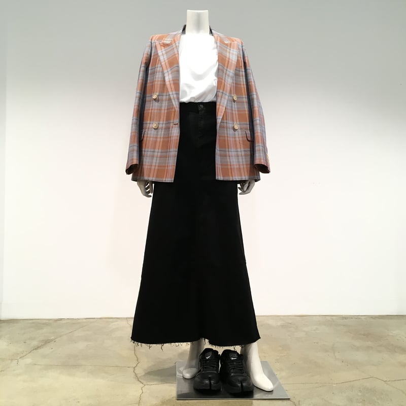 MOTHER The Circle Maxi Fray Skirt | due collection