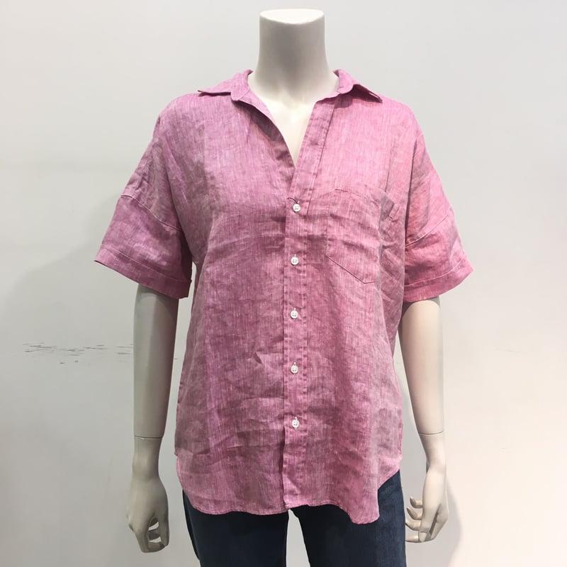 Frank & Eileen ピンク 半袖Tシャツ Frank&Eileen フランク&アイリーン