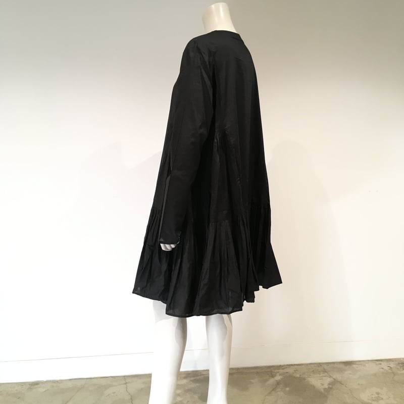 Merlette MARTEL チュニックシャツワンピース 黒系 マーレット