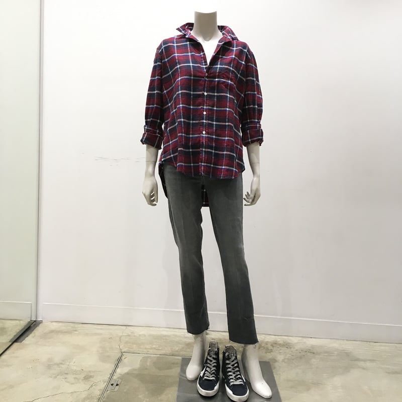 MOTHER マザー ストレートカットオフ デニム レディース | due MOTHER マザー ストレートカットオフ デニム レディース | due