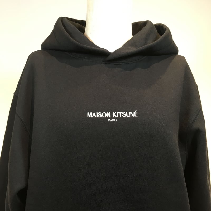 MAISONKITSUNE エンブロイダリー コードレス フーディー ユニ 