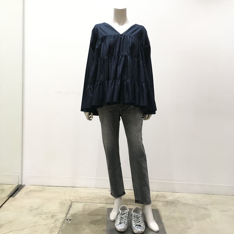 Merlette マーレットSIDONIA ティアードブラウス