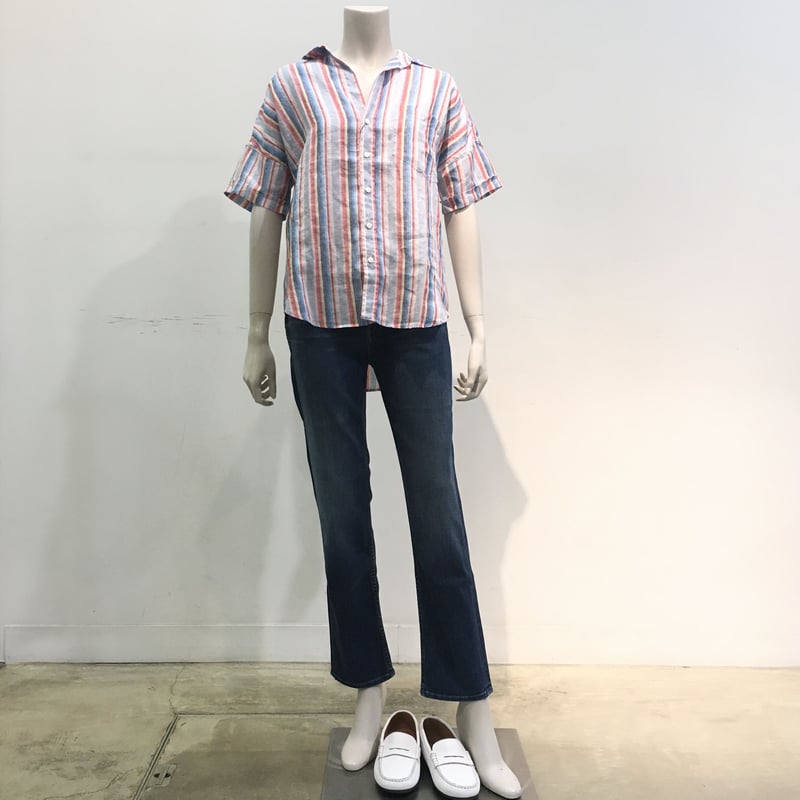 Frank&Eileen フランクアンドアイリーン レディース リネン半袖シャツ