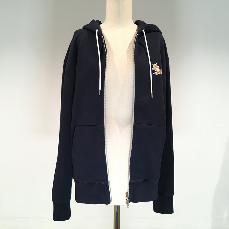 MAISONKITSUNE チラックスフォックスパッチジップドフーディ ユニ 