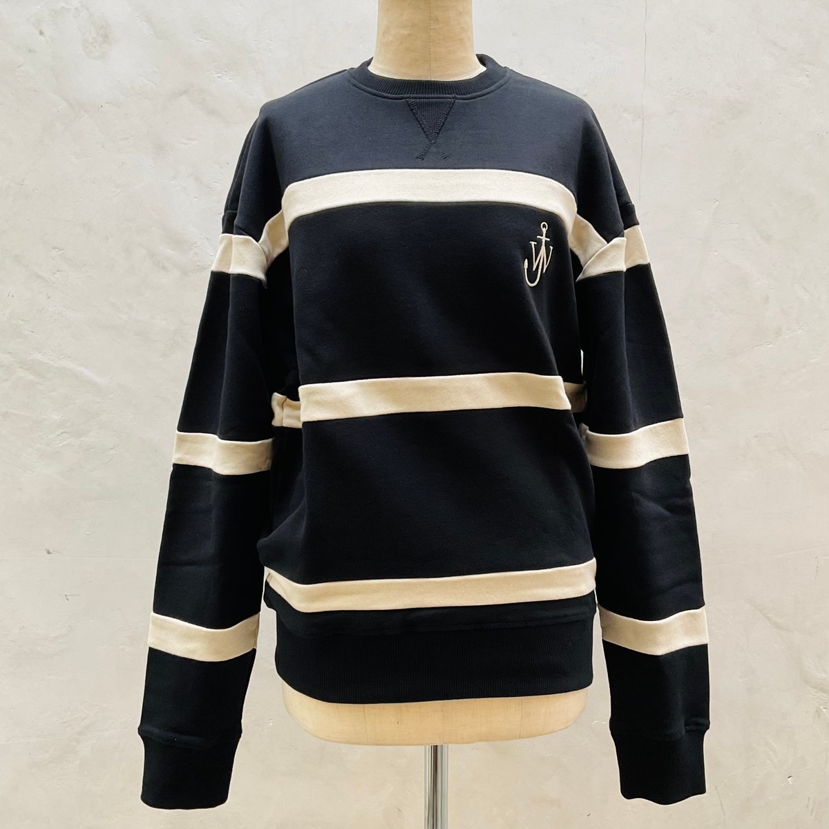 JWANDERSON ストライプスウェットシャツ | due collection