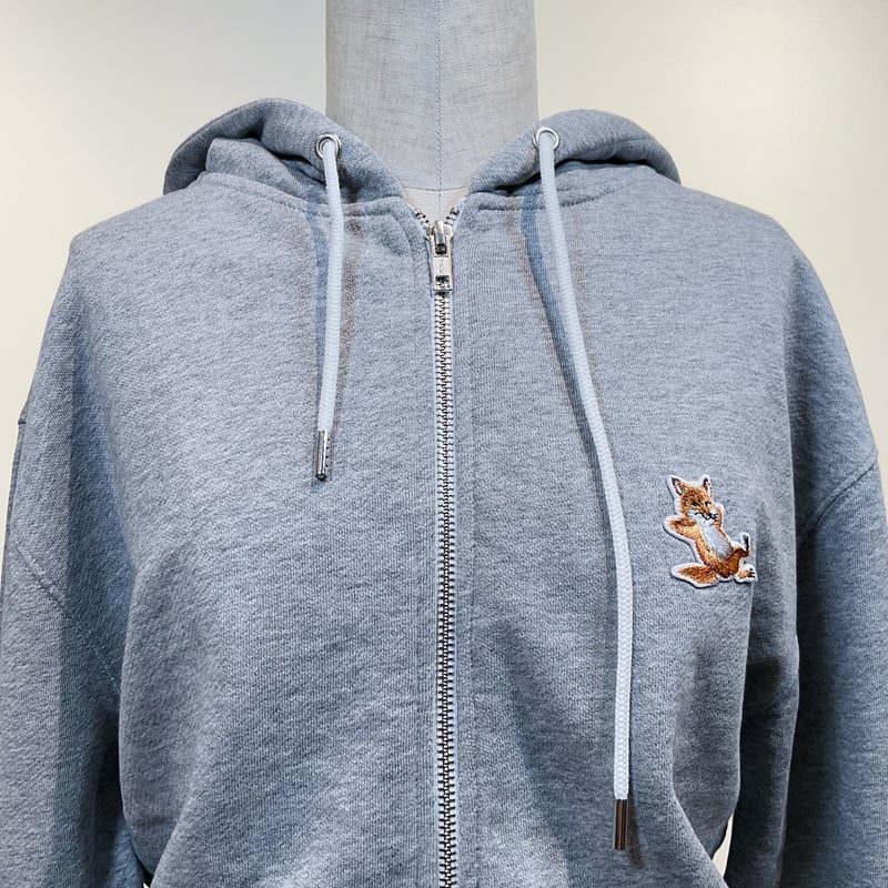 MAISONKITSUNE チラックスフォックスパッチジップドフーディ ユニ 