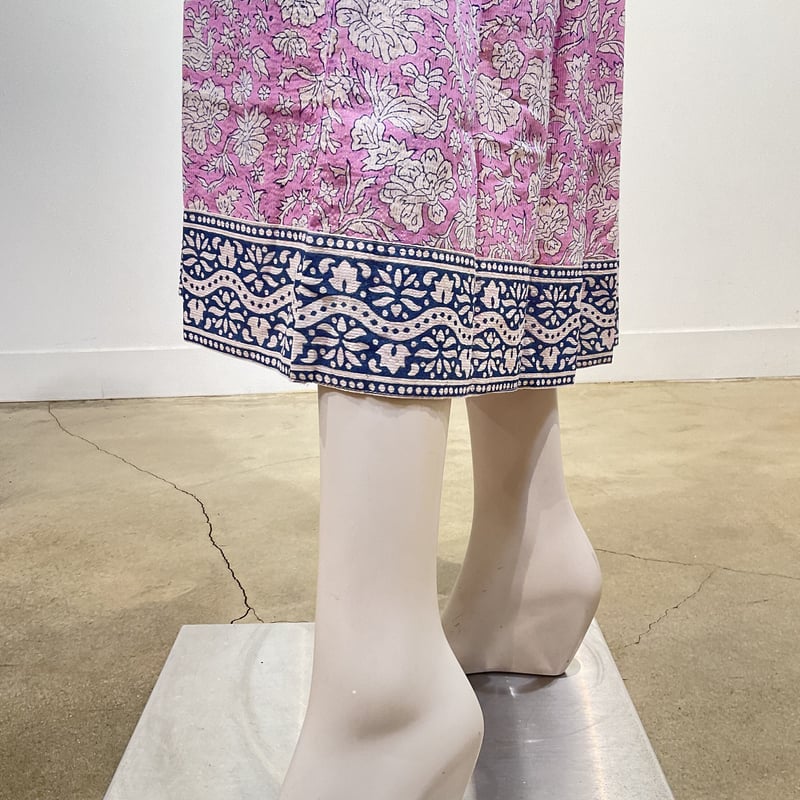 SZ Blockprints kitty Nila Violet&Indigo Print D 