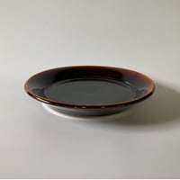 縁付平皿（7寸／約21㎝）飴　（12）