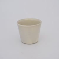 切立湯呑（小） 白　（04）