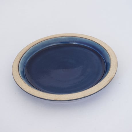 パン皿（7寸／約21cm）呉須　（07）