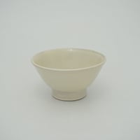 ご飯茶碗 （大　口径約12.5cm・高さ約6.5cm）白　（08）