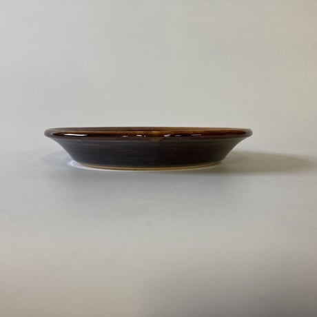 縁付平皿（6寸／約18㎝）飴　（12）