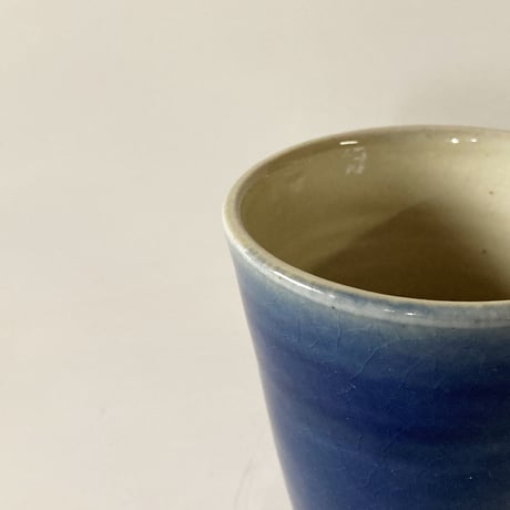 切立湯呑（大） 呉須　（12）