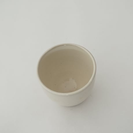 ウォーク型湯呑（小）白　（14）