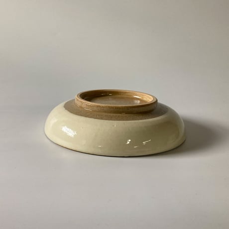 おでん皿（6寸／約18㎝）白縁鉄巻　（08）
