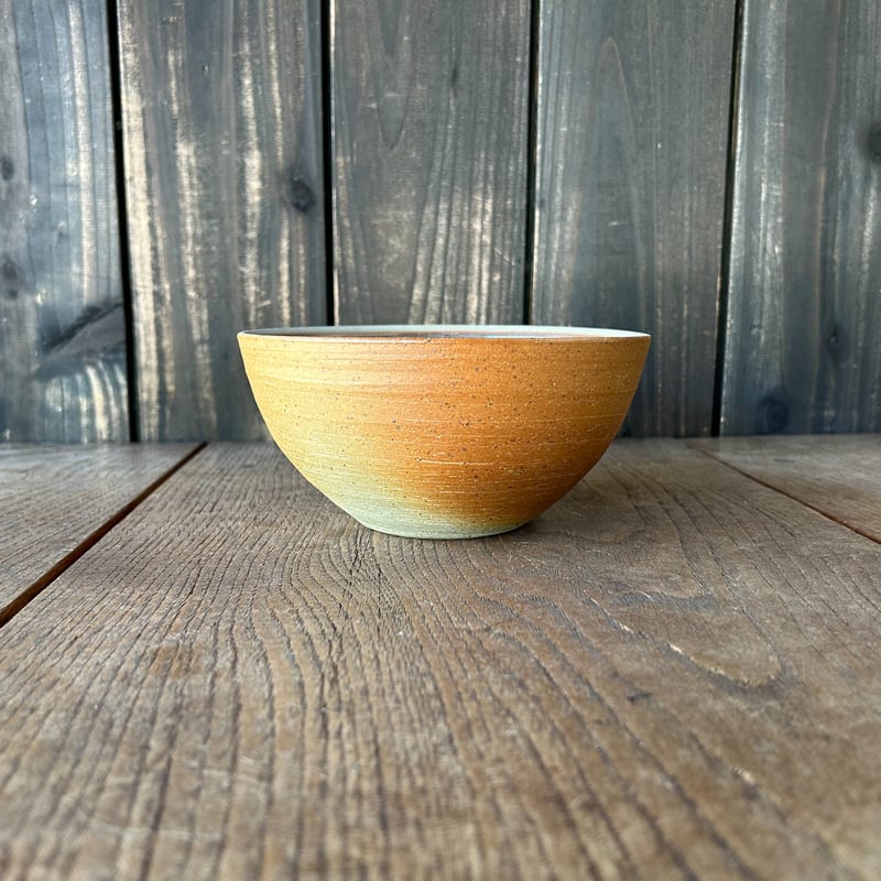 ボウル（5寸／約15㎝）呉須・外焼締め （05） | 出西窯 on-line STORE