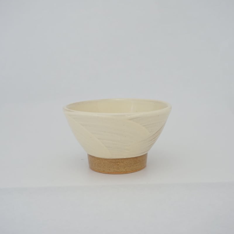 ☆茶3 石田陶春　刷毛目茶碗　共箱　口径12.2㎝　東な6-0513① ☆茶3 石田陶春 刷毛目茶碗 共箱 口径12.2㎝ 東な