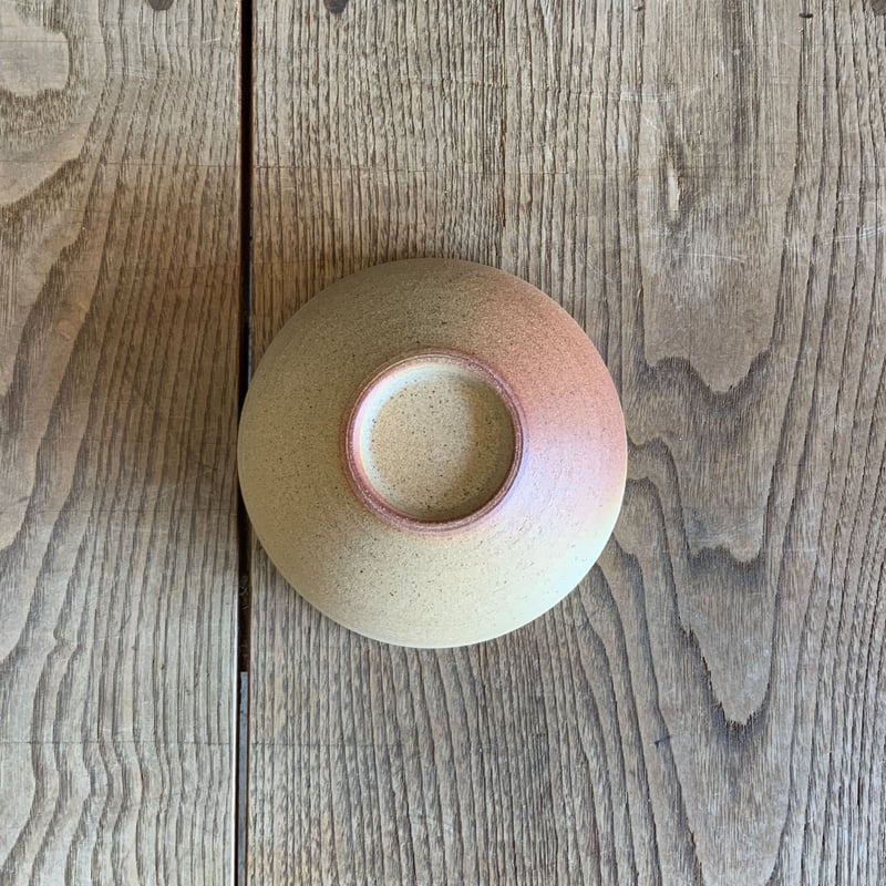 ボウル（5寸／約15㎝）白・外焼締め （05） | 出西窯 on-line STORE