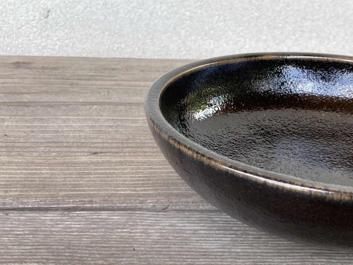１０９２蔵出し 精峰窯　大皿直径31.5cm　深鉢大口径２９cm超豪華2枚 1092蔵出し 精峰窯 大皿直径31.5cm 深鉢大口径29cm超豪華