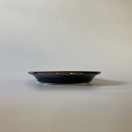 縁付平皿（6寸／約18㎝）黒　（12）