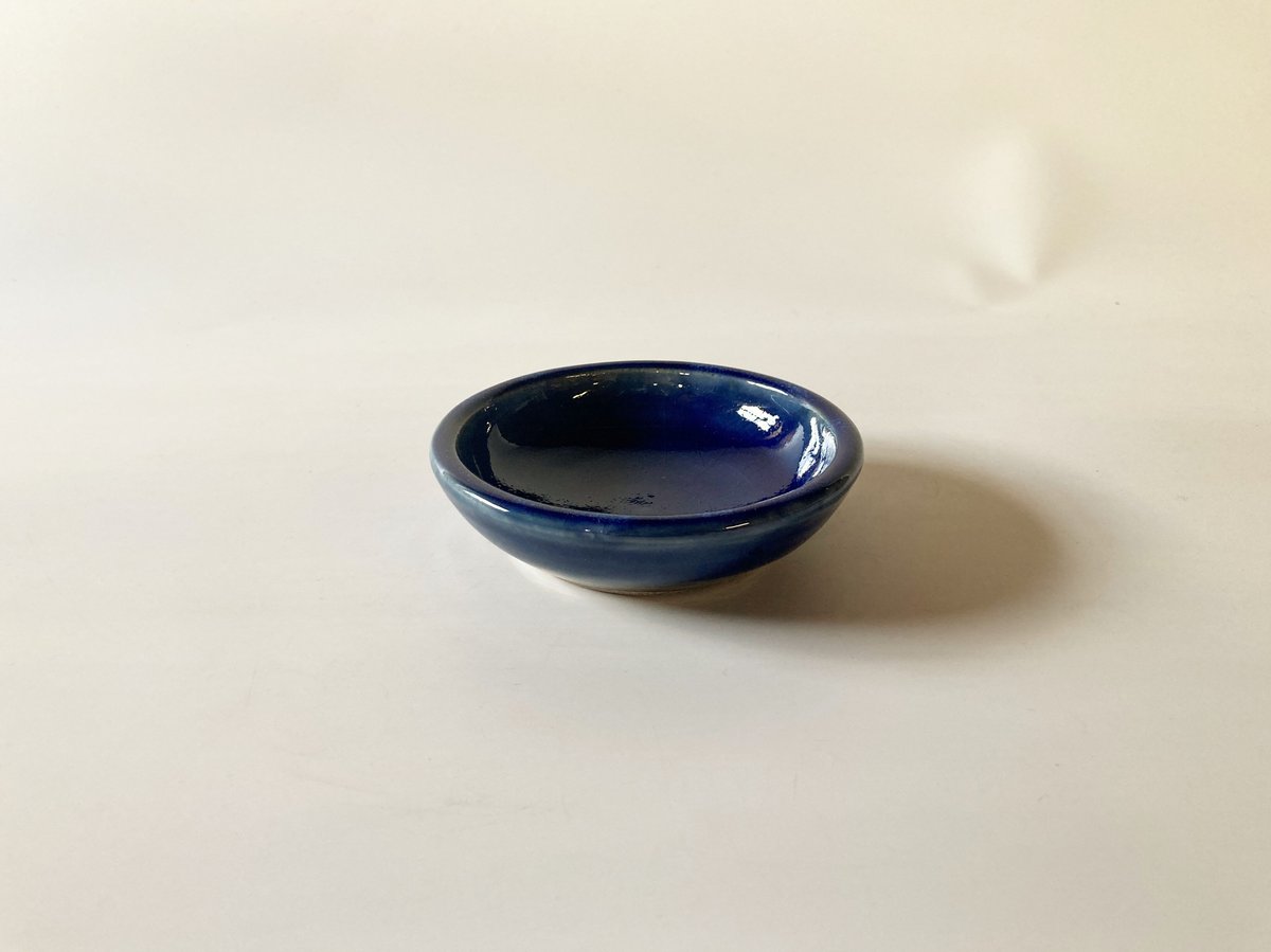 深皿（3.5寸／約10.5cm）呉須 （05） | 出西窯 on-line STORE