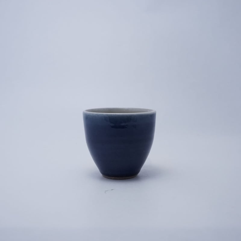 ウォーク型湯呑（小）呉須 （14） | 出西窯 on-line STORE