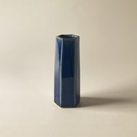 面取筒花入（小　高さ約18cm）呉須＜限定3＞（08）