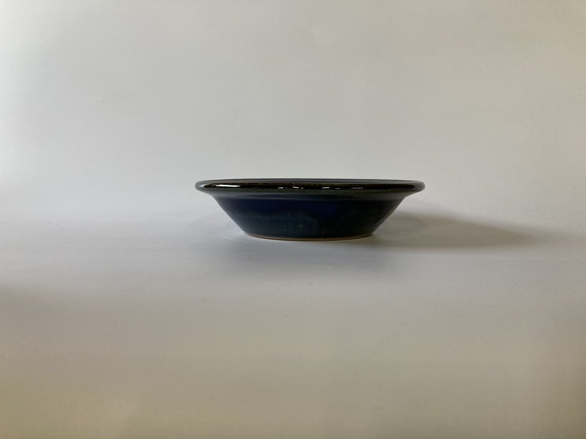 縁付深皿（6寸／約18cm）呉須 （10） | 出西窯 on-line STORE