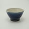 ご飯茶碗（小　口径約11.5cm・高さ約6.5cm）呉須／ぼたん刷毛目　（09）