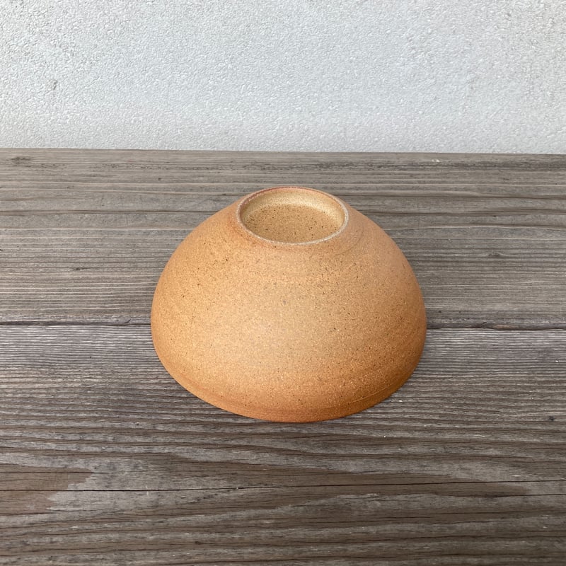 ボウル（6寸／約18㎝）黒・外焼締め （07） | 出西窯 on-line STORE