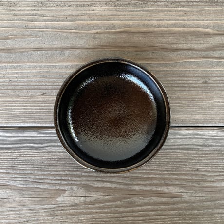 深皿（7寸／約21㎝）黒　（02）