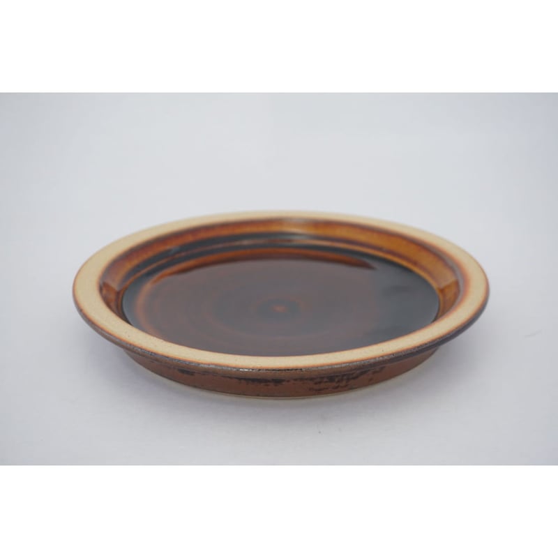 パン皿（7寸／約21cm）飴 （07） | 出西窯 on-line STORE