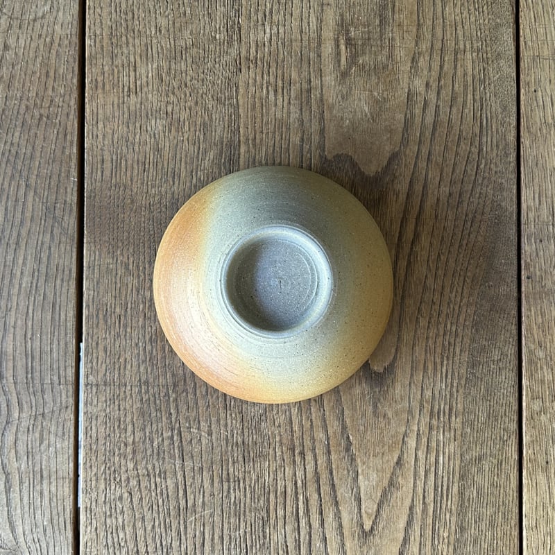 ボウル（5寸／約15㎝）呉須・外焼締め （05） | 出西窯 on-line STORE