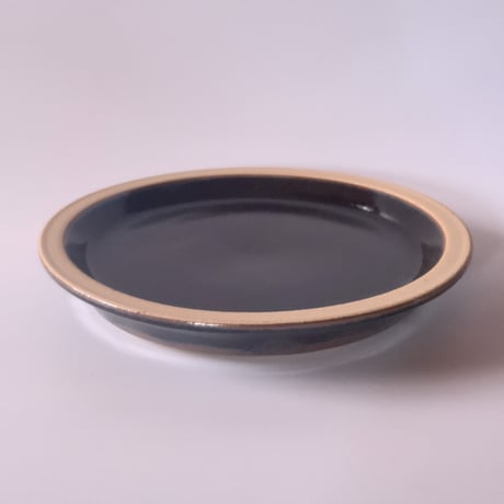 パン皿（7寸／約21cm）黒　（07）